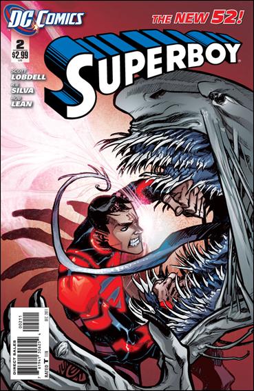 DC Comics New52: Superboy #2 (2011) writer Scott Lobdell and art by R.B. Silva.